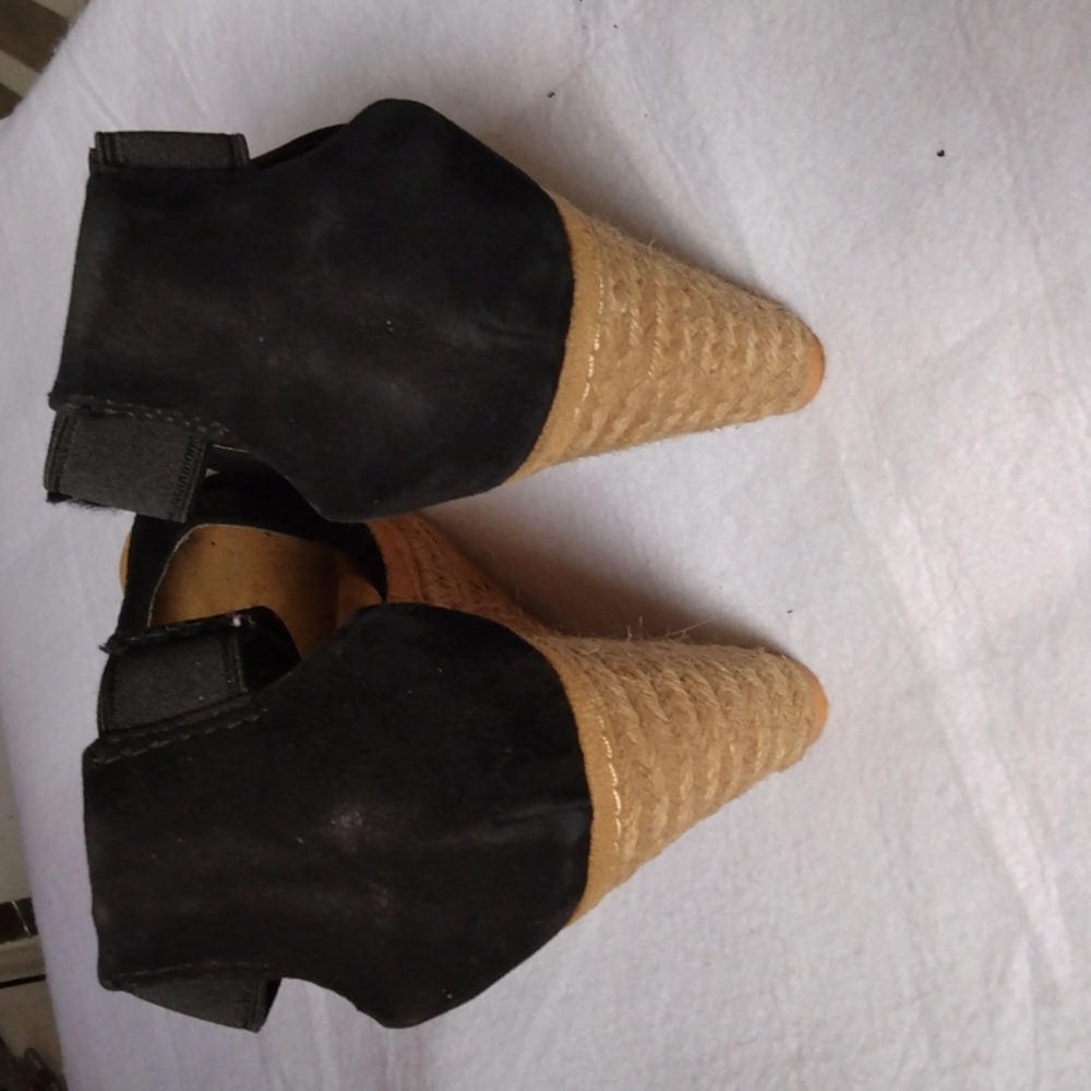 Giani Bernini Black Open-Toe Espadrille Wedge Sandals - Picture 2 of 5